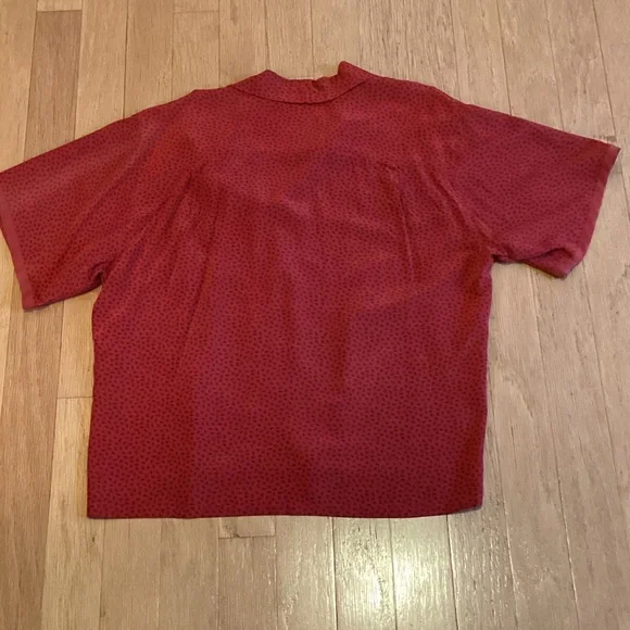 Ellen Tracy Chic Red Silk Pantsuit - Picture 10 of 16